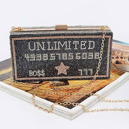 Unlimited Rhinestone Party Clutch