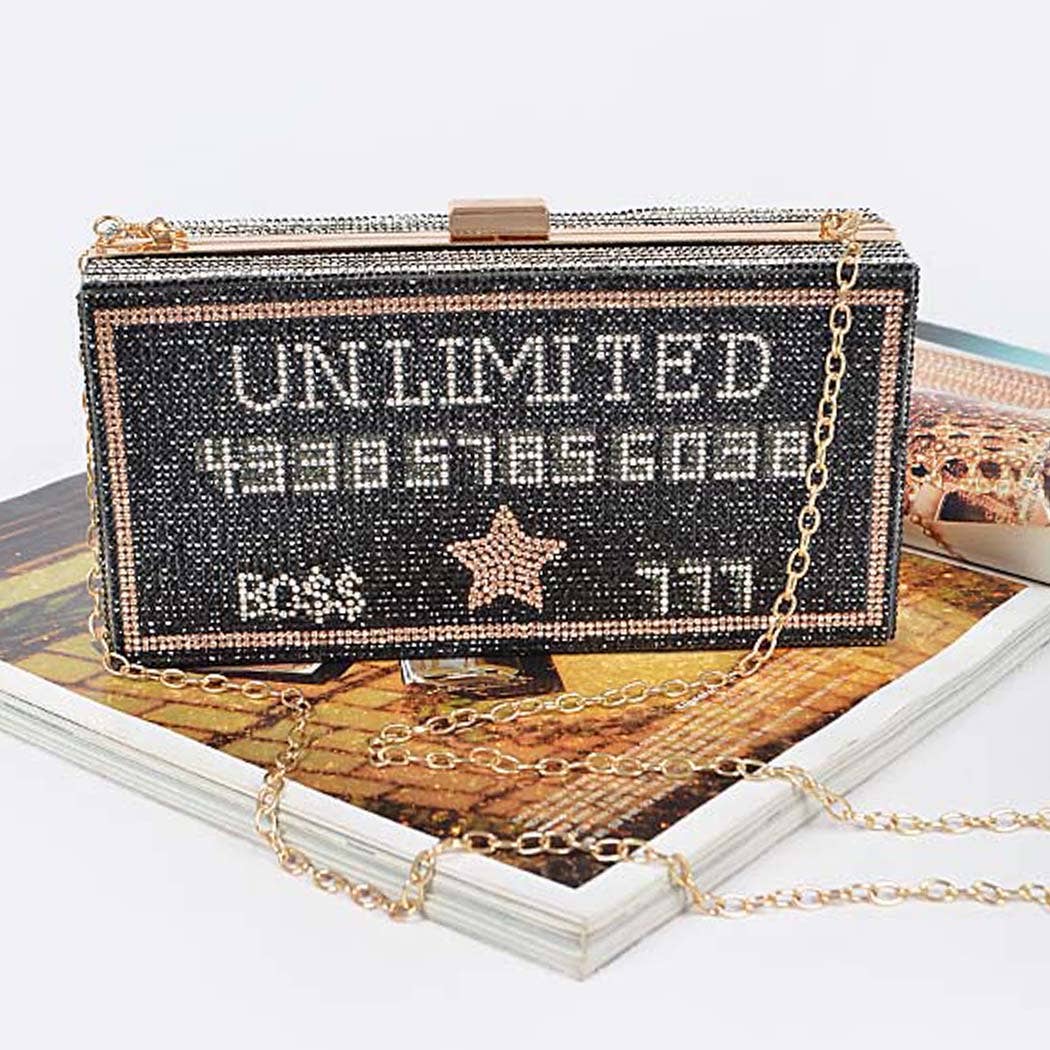 Unlimited Rhinestone Party Clutch