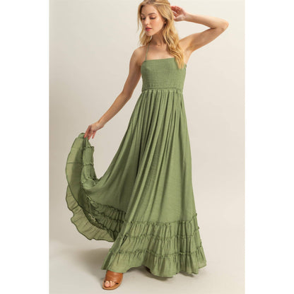 Halter Lace Maxi Dress
