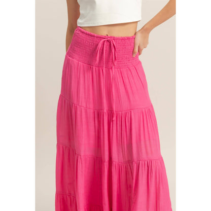 Tiered Maxi Skirt