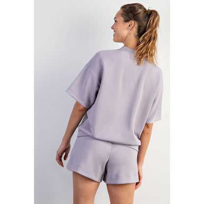 MODAL MOCK NECK TOP