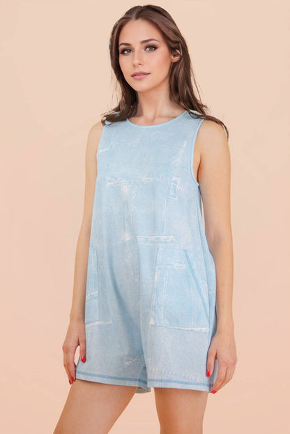Stonewashed Stroll Romper