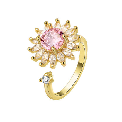 Sunflower Spinner Ring