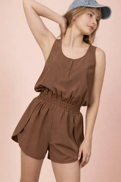 Midnight & Mocha Romper