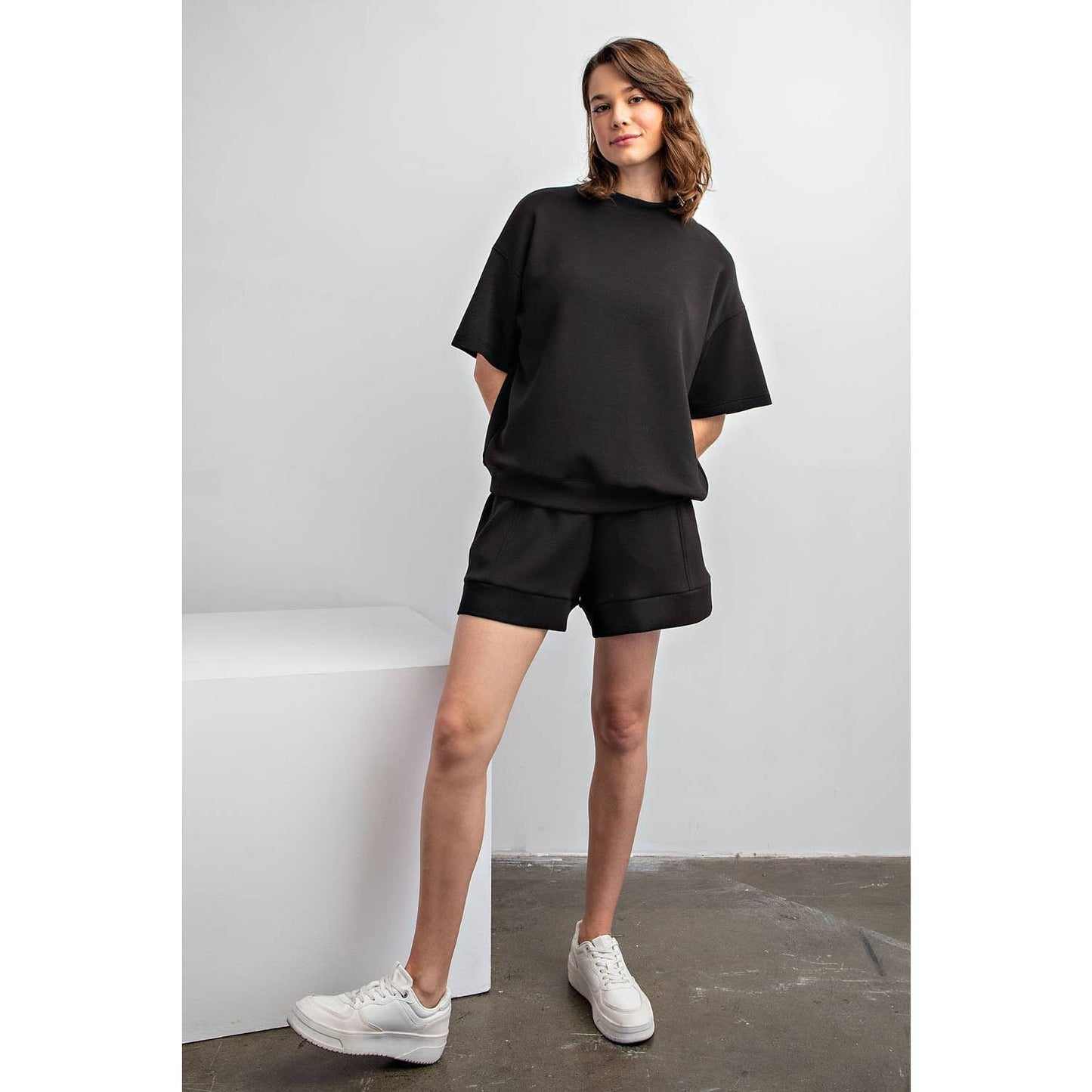 MODAL MOCK NECK TOP