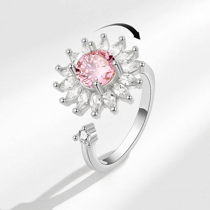 Sunflower Spinner Ring