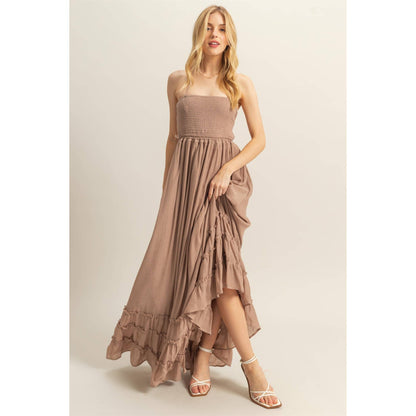 Halter Lace Maxi Dress