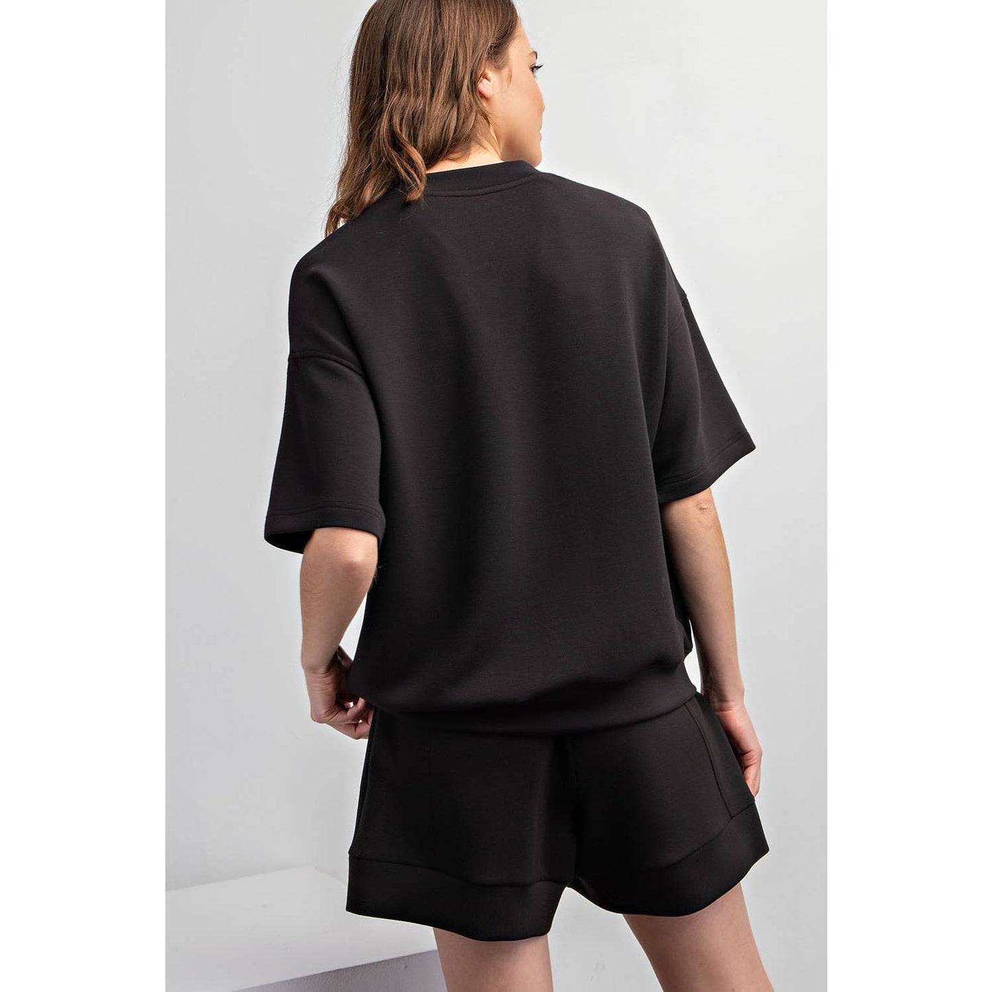 MODAL MOCK NECK TOP