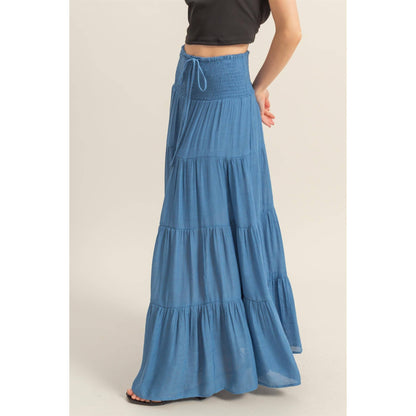 Tiered Maxi Skirt