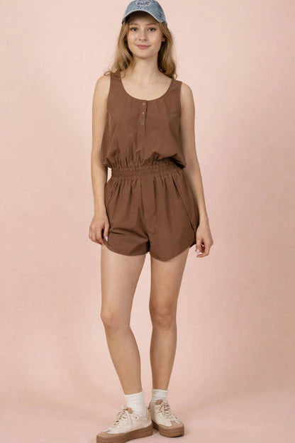 Midnight & Mocha Romper