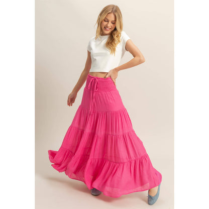 Tiered Maxi Skirt