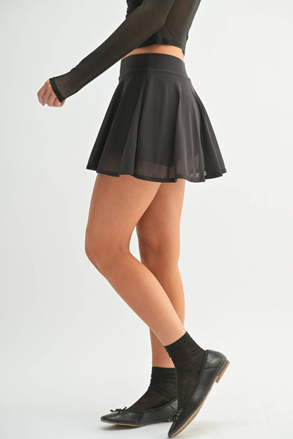 Mesh Circle Skort