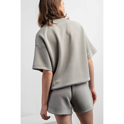 MODAL MOCK NECK TOP
