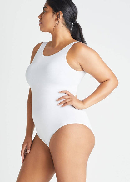 Ruby Shaping Full Back Bodysuit - Cotton Seamless