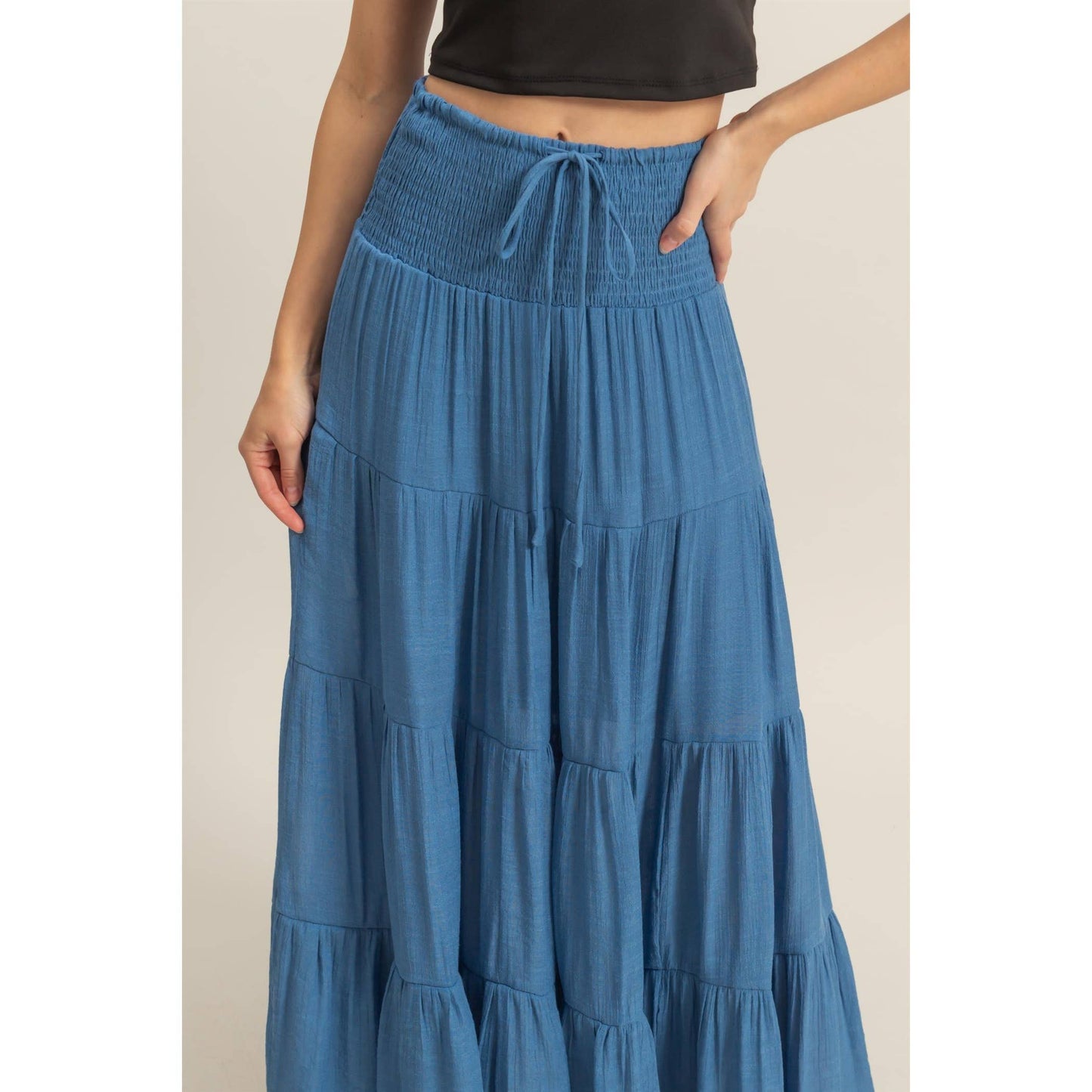 Tiered Maxi Skirt