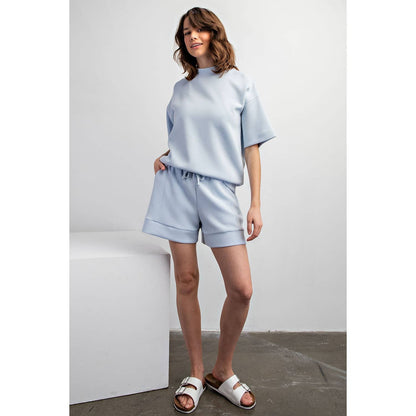MODAL MOCK NECK TOP