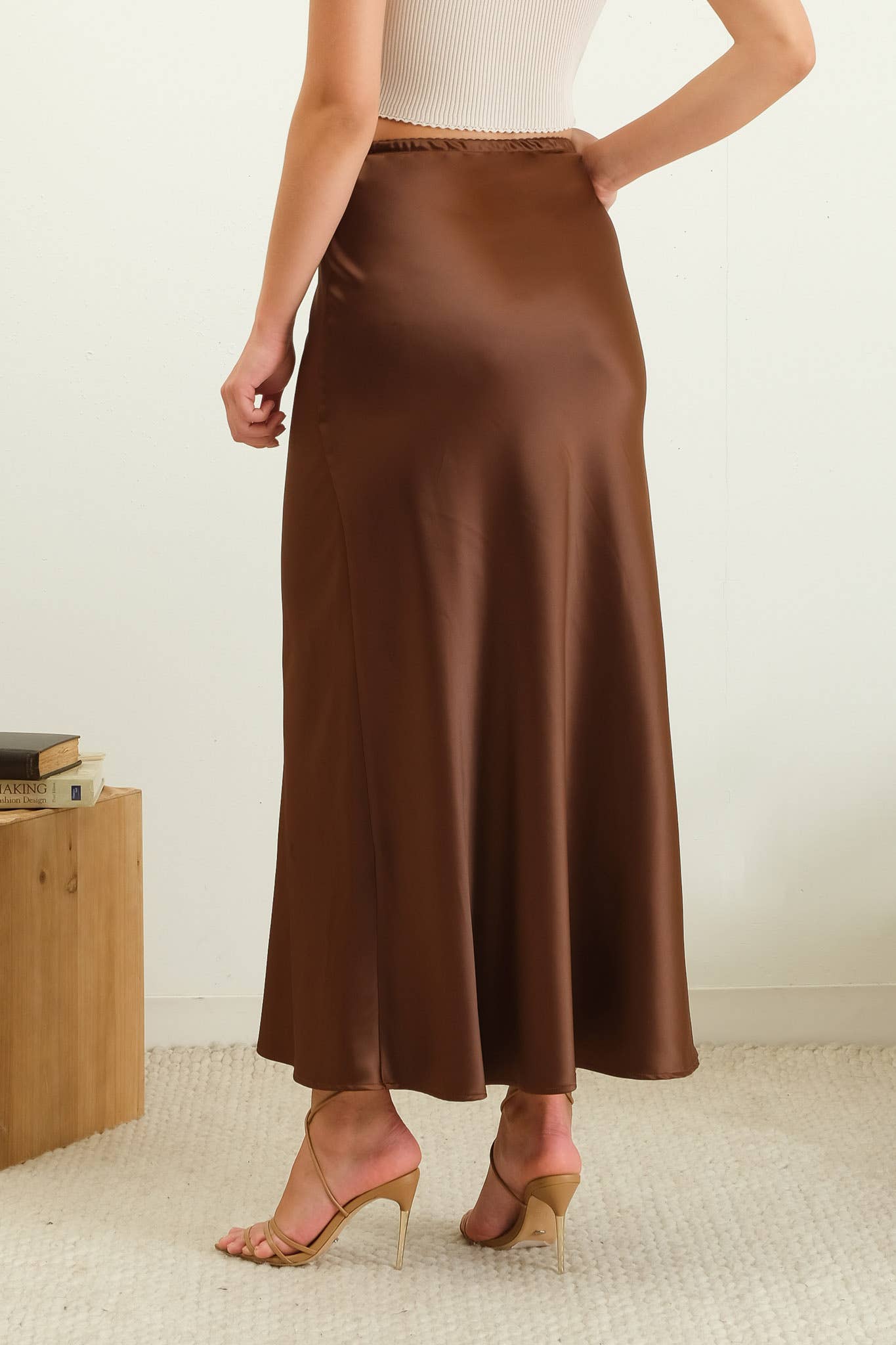 Fall in Love Satin Skirt