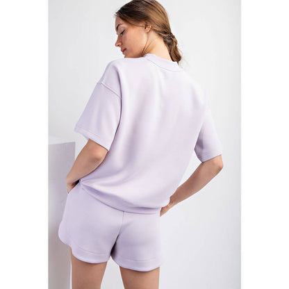 MODAL MOCK NECK TOP