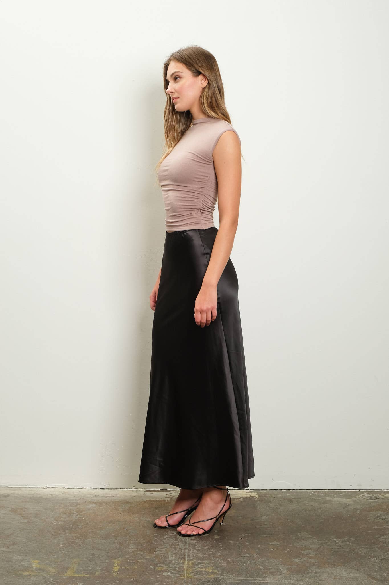 Fall in Love Satin Skirt