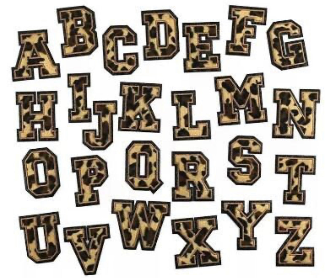 Iron On Letters